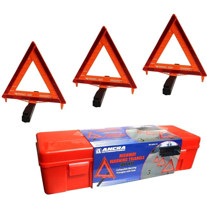 Ancra 50434-10 Reflective Triangle Warning Kit