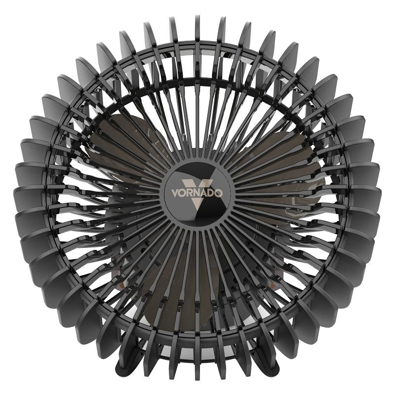 Vornado Fly Move FA1-0237-06 Rechargeable Fan, 3-Blade, 3-Speed, Black
