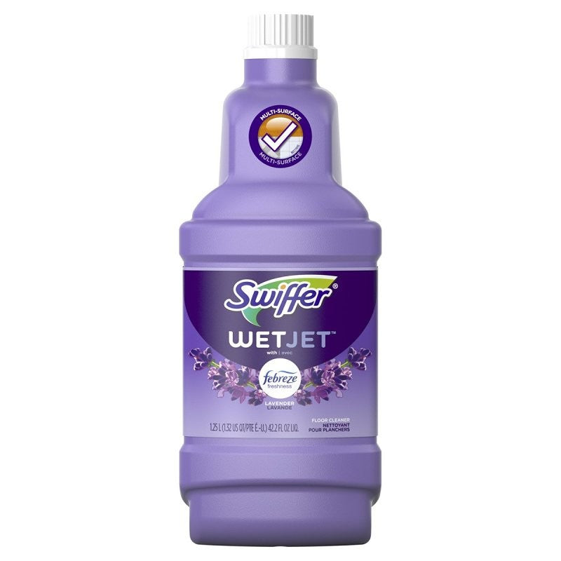 Swiffer 77811 Floor Cleaner, 42.2 oz Bottle, Liquid, Perfume, Clear