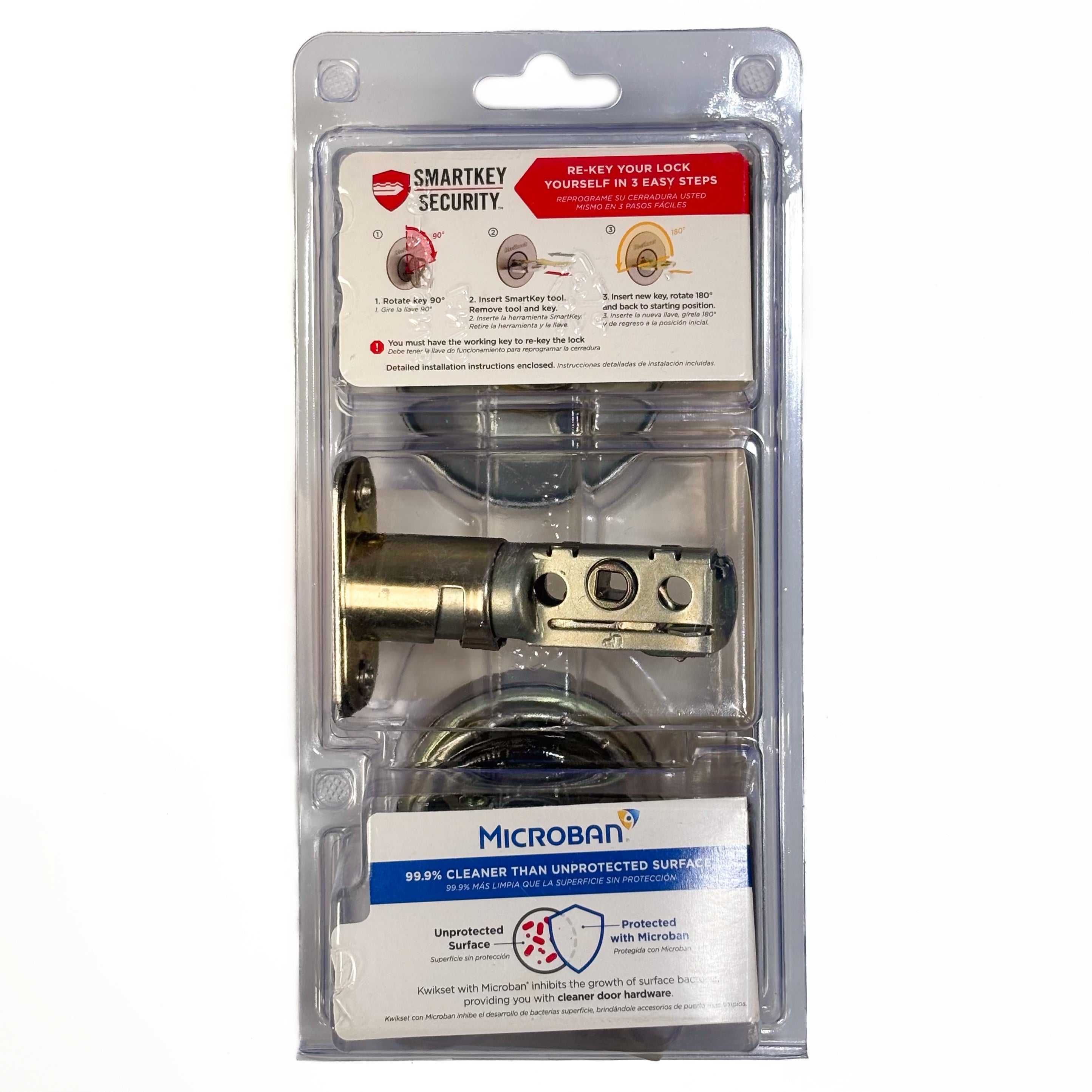 Single Cylinder Smart Key Deadbolt Satin Nickel