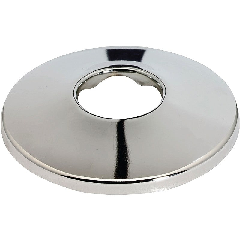 Plumb Pak PP802-89 Bath Flange, 3-1/2 in OD, For: 3/4 in Pipes, Copper, Chrome
