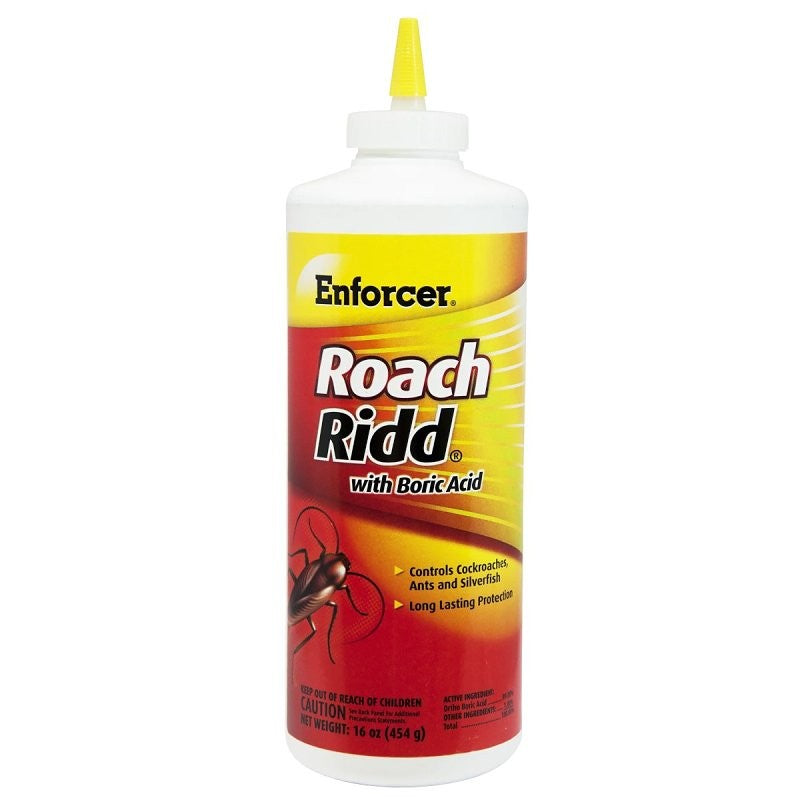 Enforcer RR16 Roach Killer, Crystalline, Solid, Spray Application, 16 oz Bottle