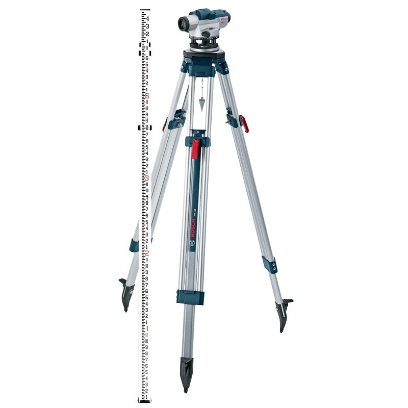 Bosch GOL 26CK Automatic Optical Level Kit, Up to 330 ft Working, 26X Magnification