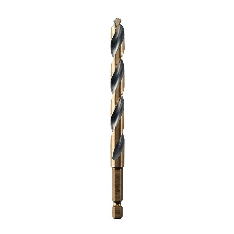 DEWALT DWA5023 Drill Bit, 23/64 in Dia, 5 in OAL, Heavy-Duty, 1/4 in Dia Shank, Hex Shank
