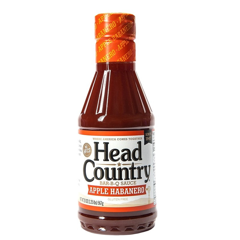 Head Country HC420 BBQ Sauce, Apple Habanero, 20 oz
