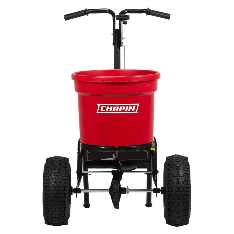 Chapin 82050C Contractor Turf Spreader, 70 lb, Steel Frame, Pneumatic Wheel