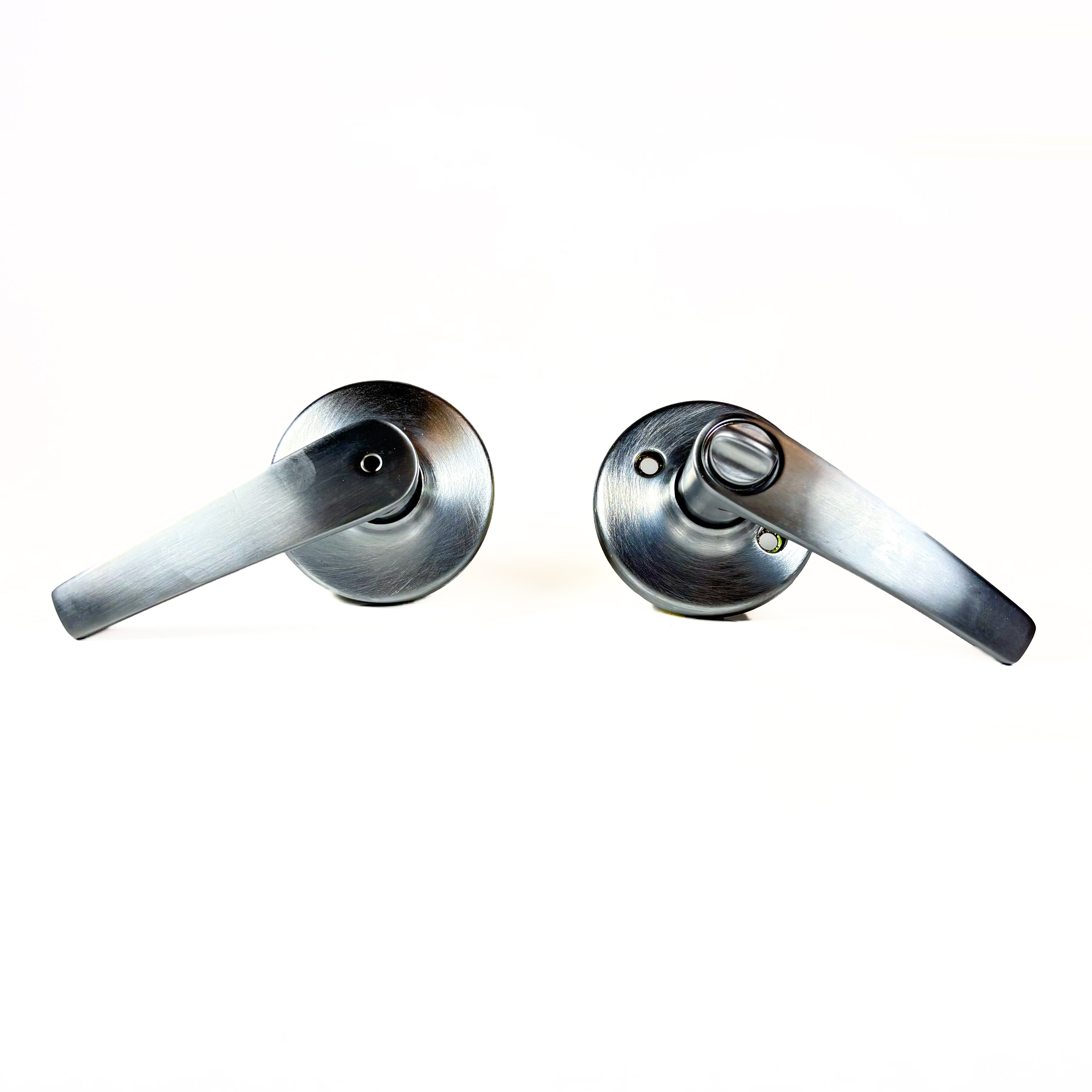 Delta Bed And Bath Privacy Leverset Light Commercial Satin Chrome
