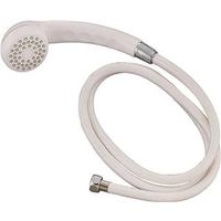 Handheld Shower Head With Bracket And Hose White