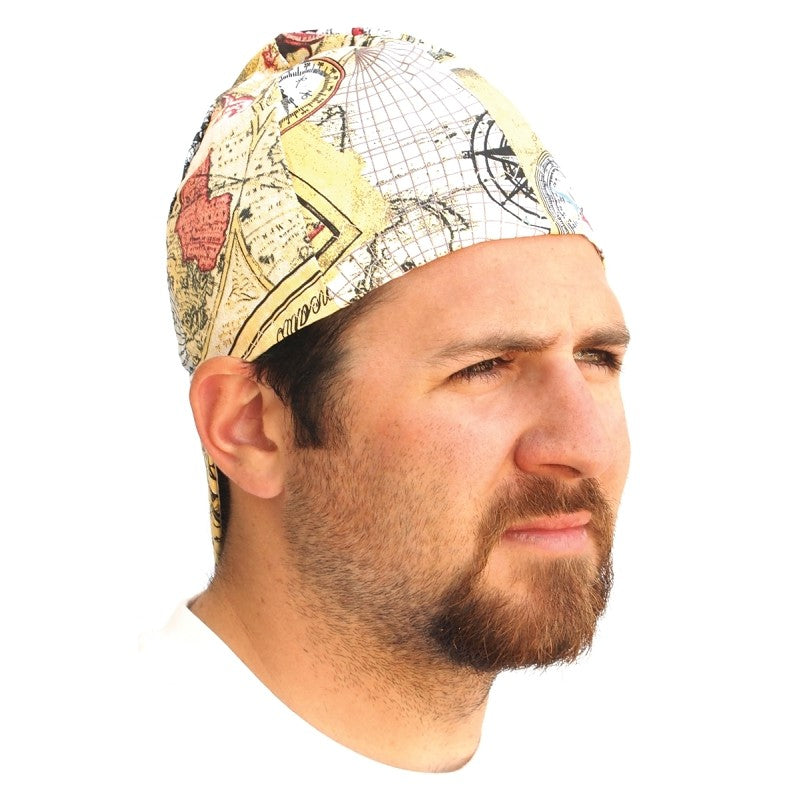 Forney 55816 Reversible Welding Cap, 7-1/4 in OAW, Cotton, Assorted