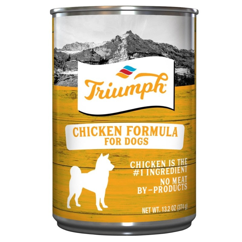 Triumph 6600391 Dog Food, Chicken Flavor, 14 oz Can