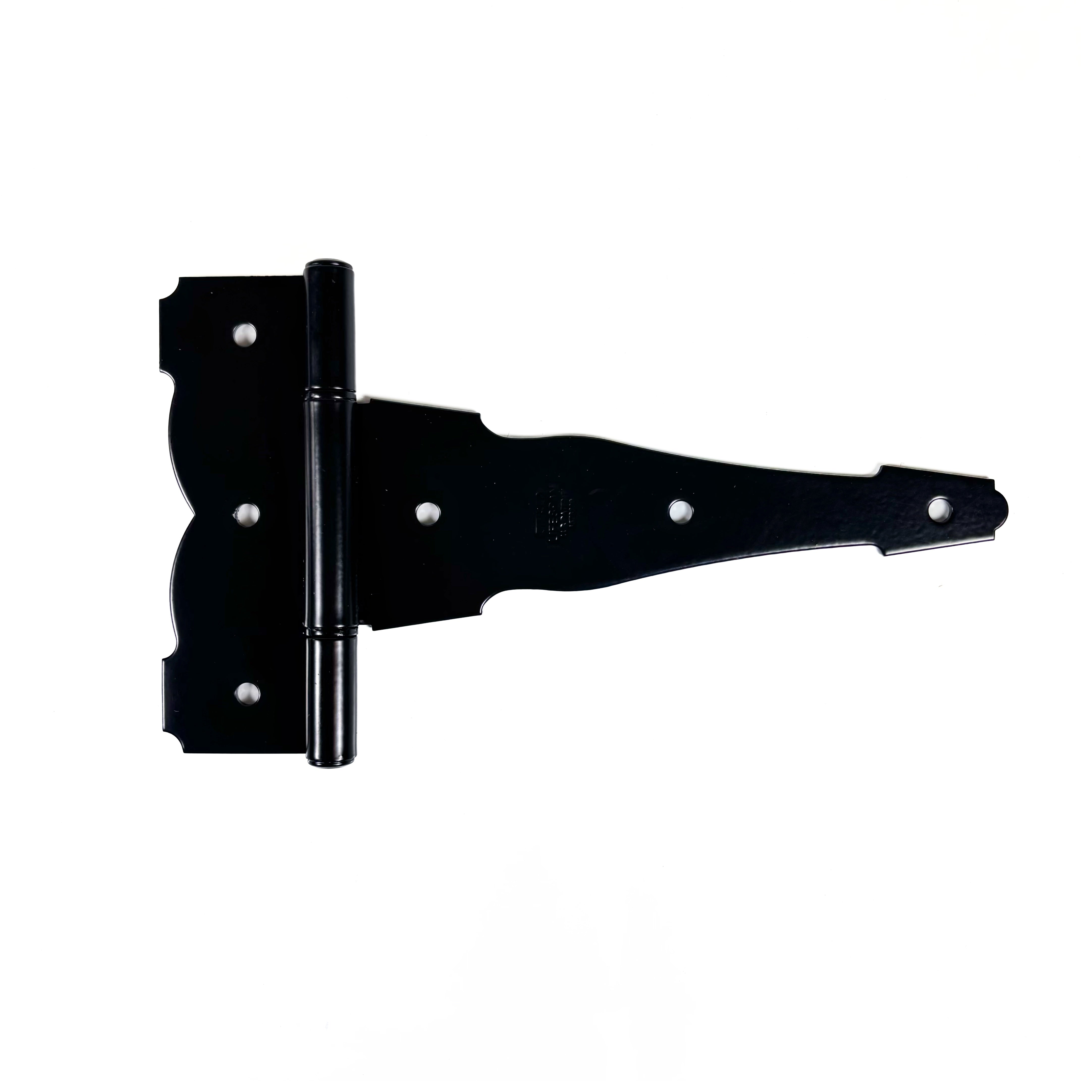Decorative Heavy Duty T Hinge 8 Inch Black 1 Pack (POS)