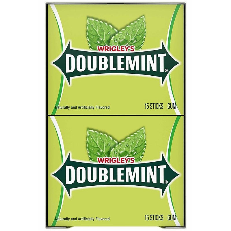 Wrigley 226660 Chewing Gum, Doublemint Flavor Pack (Pack of 10)
