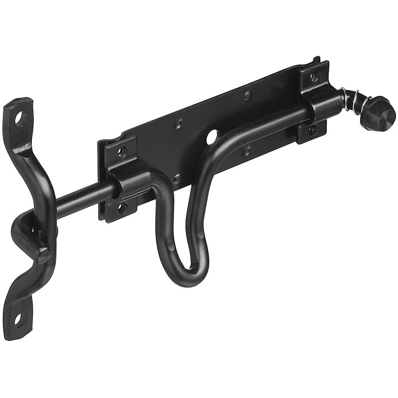 National Hardware N236-729 Stall/Gate Latch, 0.34 in Bolt Head, 10.29 in L Bolt, Steel