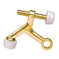 Classic Design Hinge Pin Door Stop Bright Brass