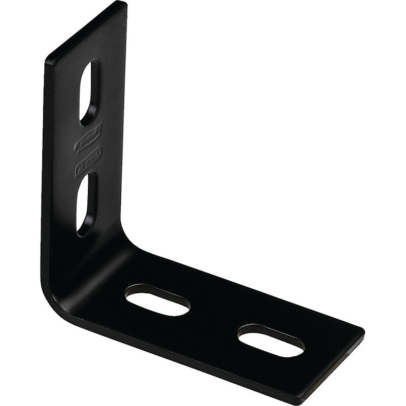 National Hardware 1151BC Series N351-463 Corner Brace, 3.1 in L, 1-1/2 in W, 3.1 in H, Steel, Powder-Coated