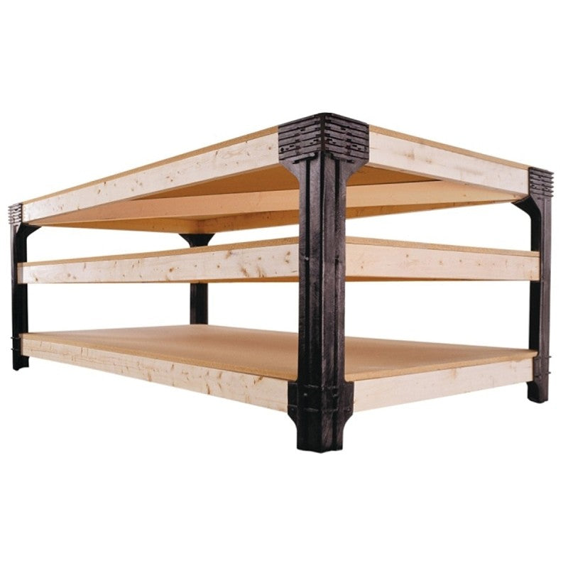 2x4basics 90158 Workbench Kit, Resin, Black