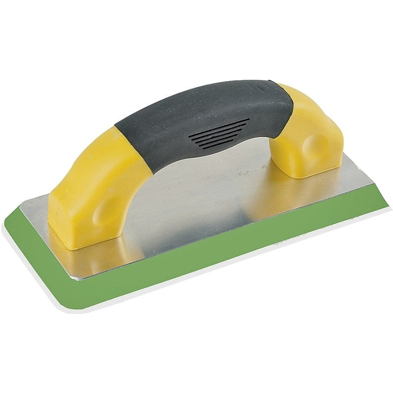 M-D 49829 Grout Float, 9 in L, 4 in W, Comfort-Grip Handle, Rubber, Black/Green/Yellow