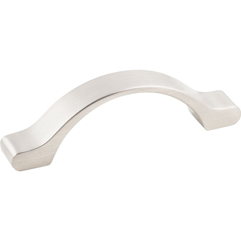 KasaWare K8683SN-2 Cabinet Arch Pull, 4-1/16 in L Handle, 1-1/8 in Projection, Zinc, Satin Nickel