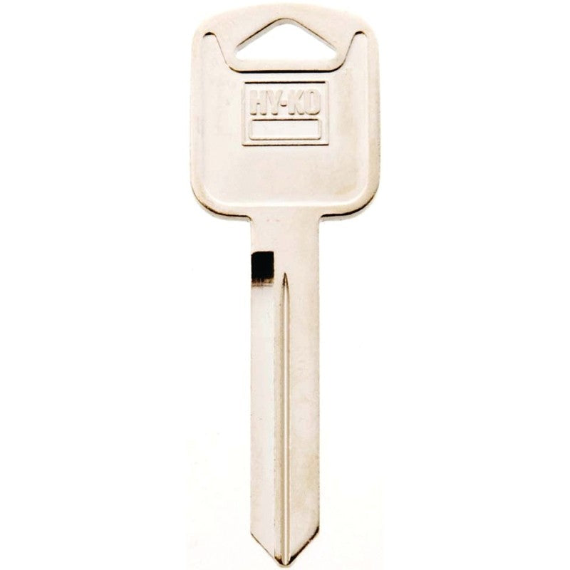 Hy-Ko 11010H75 Key Blank, Brass, Nickel, For: Ford, Lincoln, Mercury Vehicles, H75 Key Number (Pack of 10)