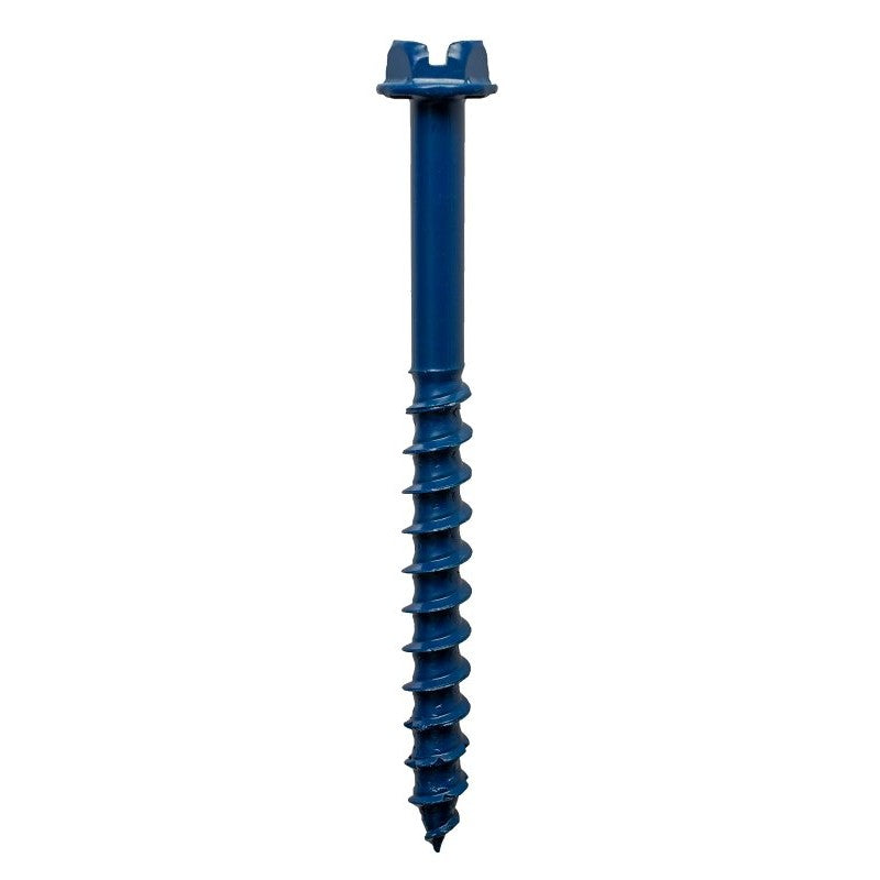 Simpson Strong-Tie Titen Turbo TNT25234HR200 Screw Anchor, Carbon Steel, Ceramic-Coated/Zinc, 1/4 in Dia, 2-3/4 in L