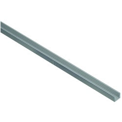 Channel 1/16 Inch Thick By 48 Inch By 1/4 Inch Width Mill Finish Aluminum