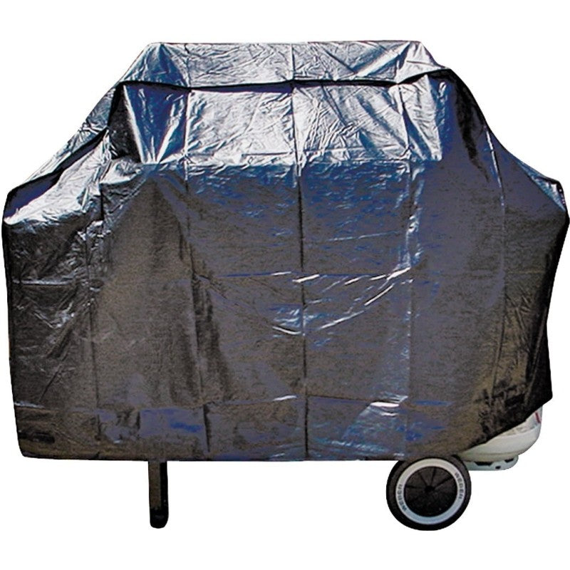 Omaha BC-SB083L Grill Cover, 22 in W, 37 in H, Vinyl, Black