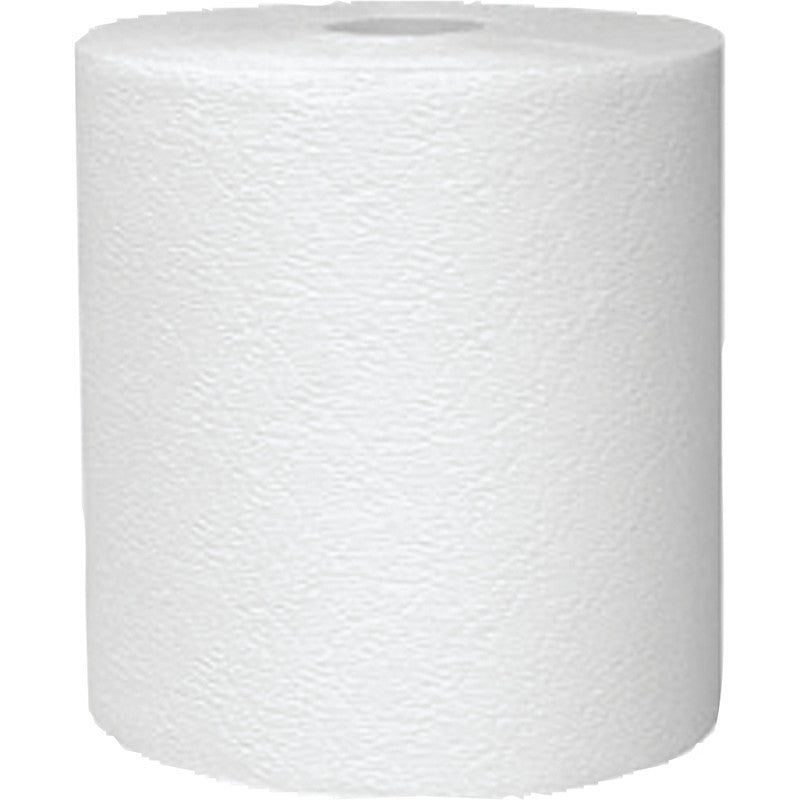North American Paper 881600 Towel, 700 ft L, 7.7 in W, 1-Ply, White