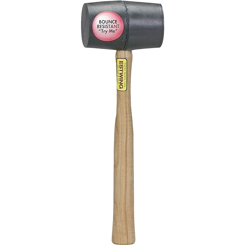 Estwing DH-18 Mallet, 18 oz Head, Deadhead, Rubber Head, 15 in OAL