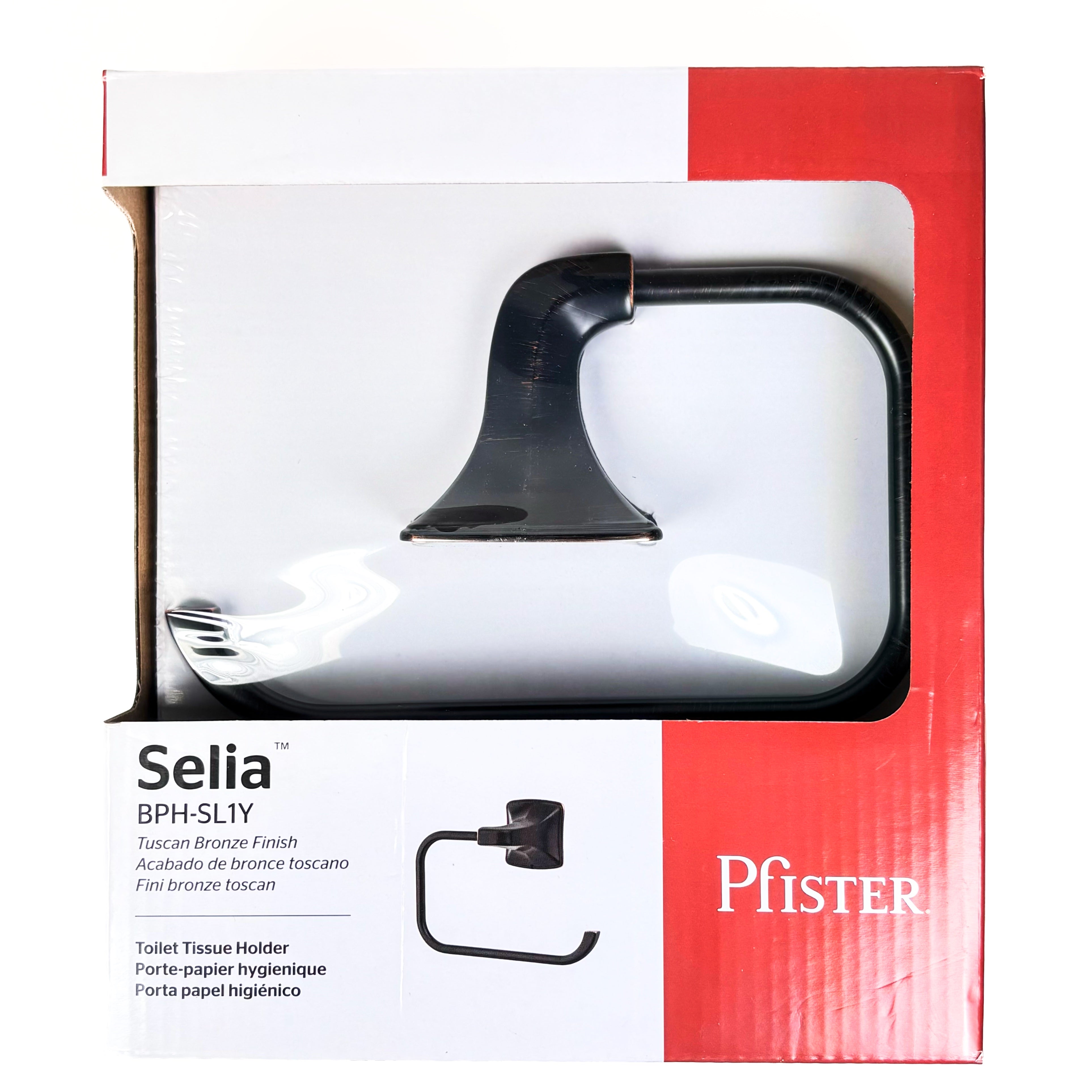 Selia Toilet Tissue Roll Holder Tuscan Bronze (POS)