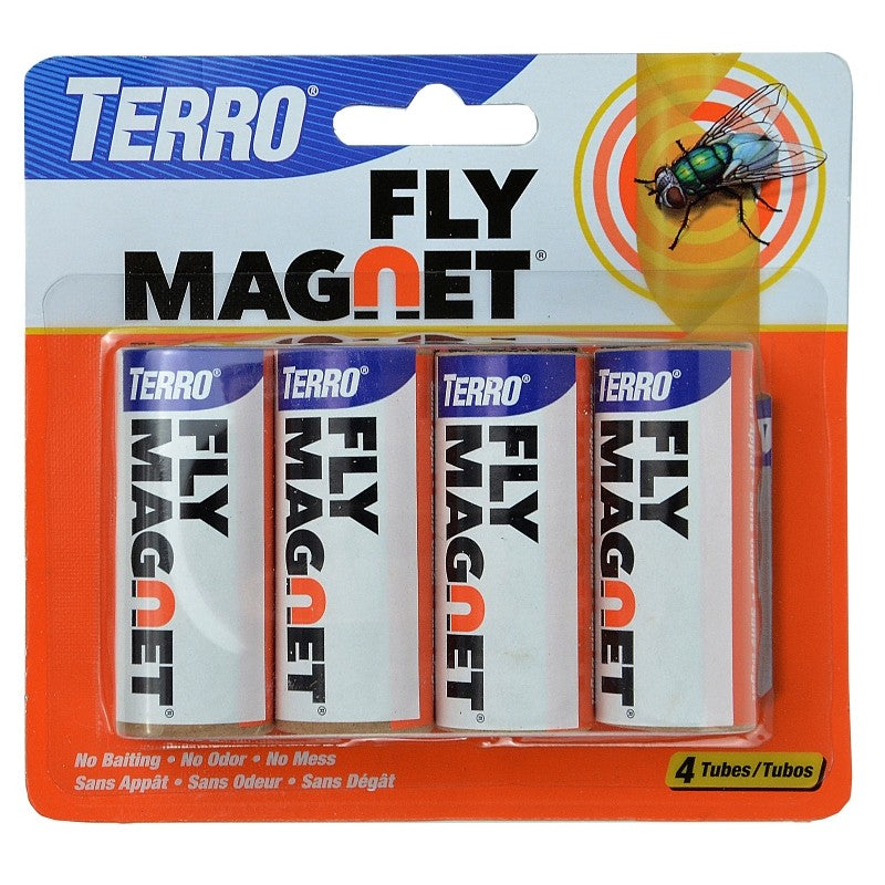 Terro Fly Magnet T510 Sticky Fly Paper Trap, Solid, Pack (Pack of 24)