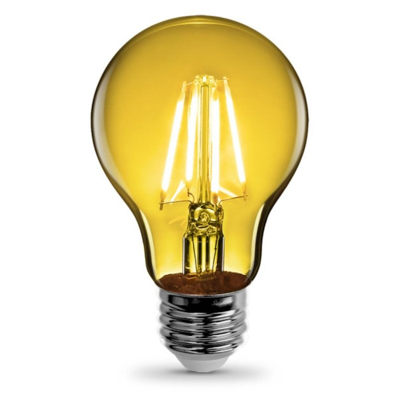 Feit Electric A19/TY/LED LED Bulb, General Purpose, 120 V, 4.5 W, A19 Lamp, 25 W Equivalent, E26 Lamp Base, Clear (Pack of 6)