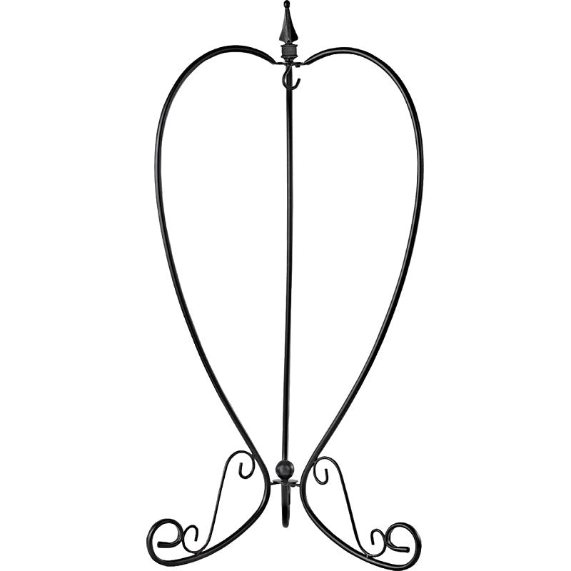 Landscapers Select JY-06 Hanging Planter, 37.3 in OAW, 9.3 in OAD, 22-1/2 in OAH, Steel, Black, Powder-Coated (Pack of 6)