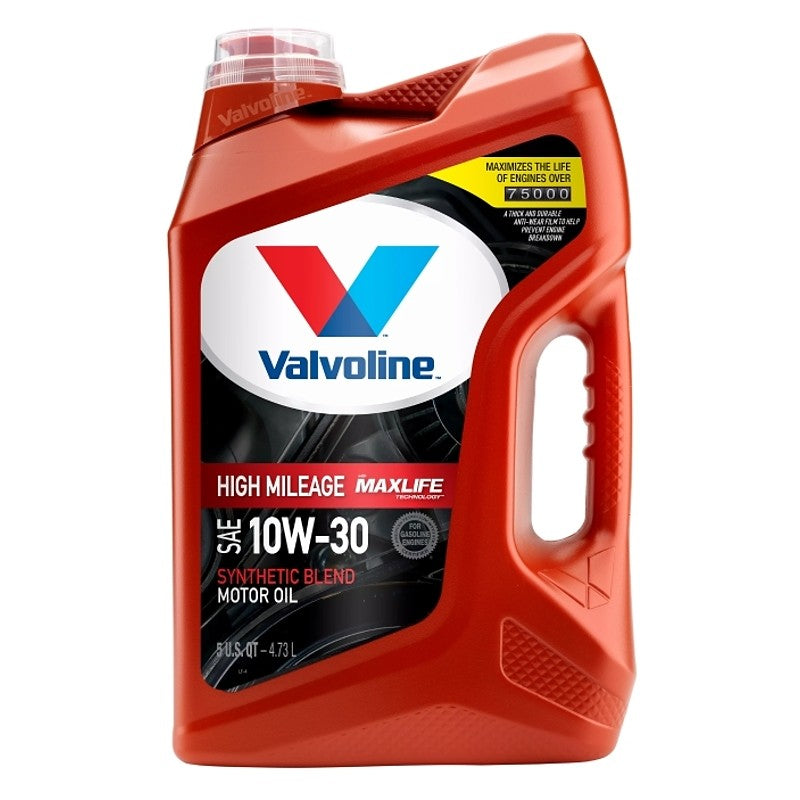 Valvoline 881161 Synthetic Blend Motor Oil, 10W-30, 5 qt, Jug (Pack of 3)