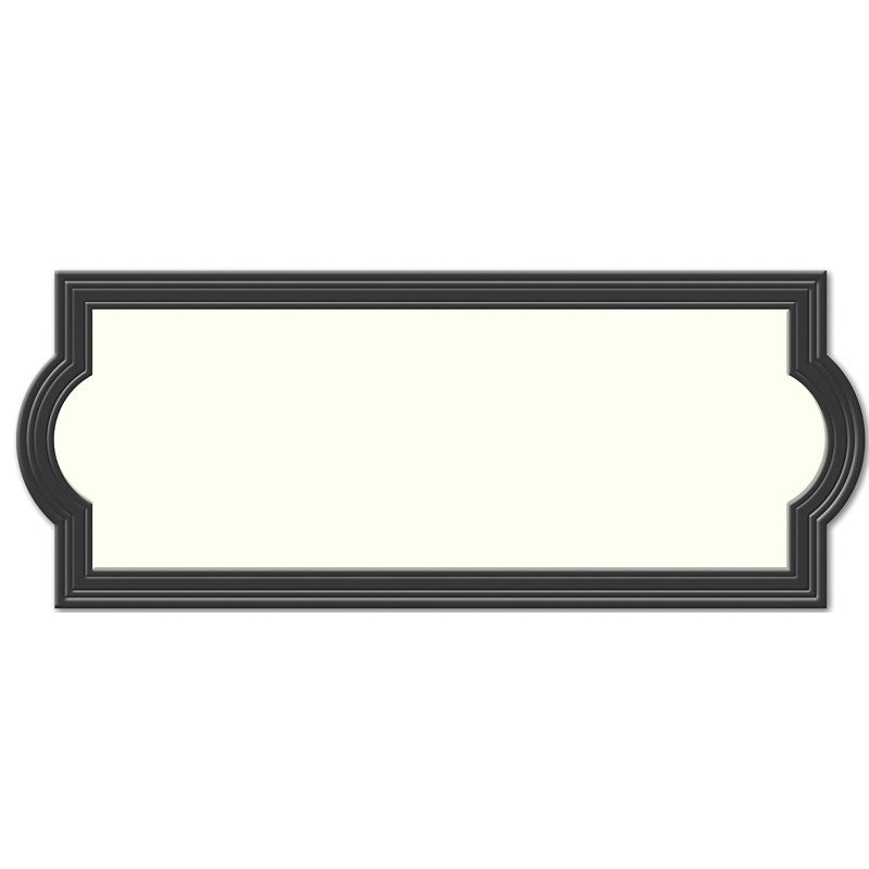 Hy-Ko AK-460 Address Plaque, Rectangular, Plastic, Black (Pack of 3)