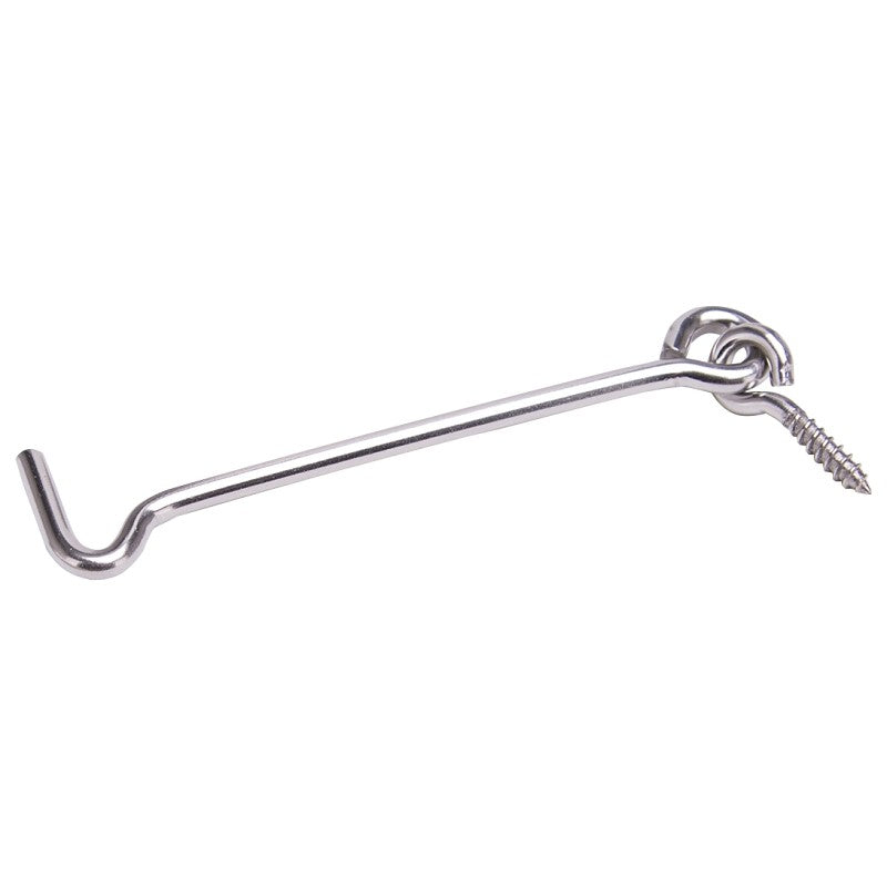 ProSource LR-440S-PS Gate Hook and Eye, 5/32 in Dia Wire, Stainless Steel