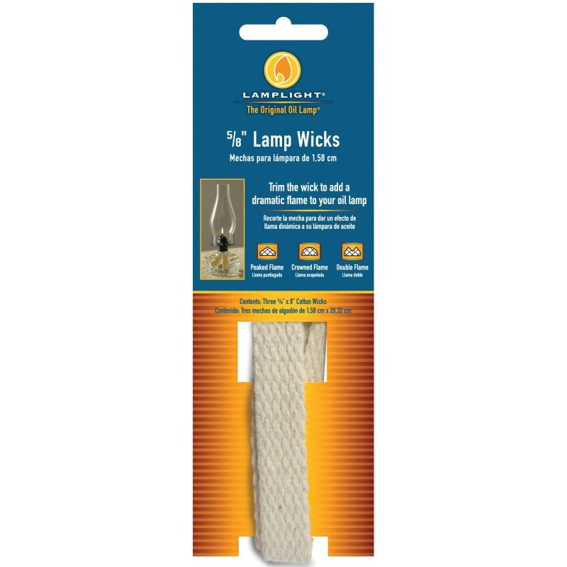 Lamplight 9995 Flat Lamp Wick, Cotton, For: Chamber and Traditions Oil Lamps