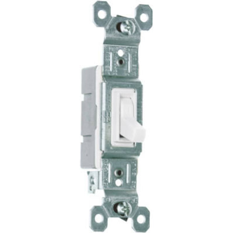 Pass & Seymour 660WGCP8 Toggle Switch, 120 VAC, Side Wire Terminal, Thermoplastic Housing Material