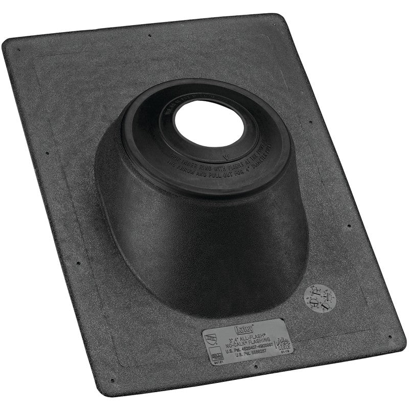 Hercules High-Rise Series 11919 Roof Flashing, 15 in OAL, 11-1/4 in OAW, Steel