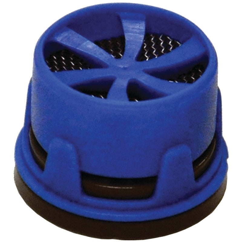Danco 10494 Faucet Aerator Insert, Blue, 15/16 or 55/64 in, 3/4 in H x 3/4 in W Dimensions, Plastic, 1.5 gpm, 4/PK