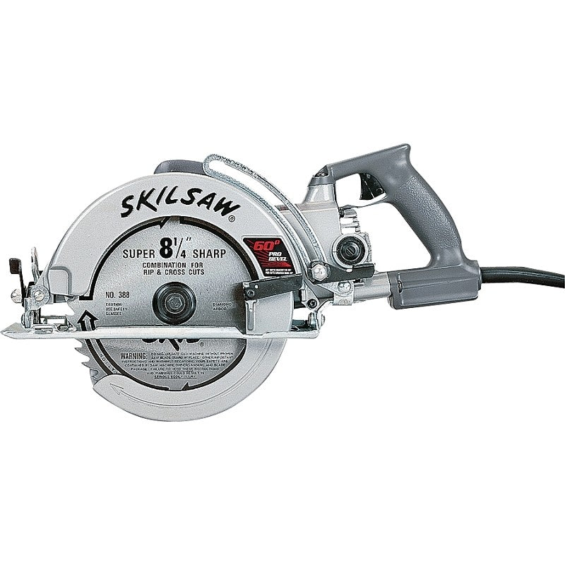 Skilsaw SPT78W-01/22 Circular Saw, 15 A, 8-1/4 in Dia Blade, 0.813 in Arbor, 0 to 60 deg Bevel