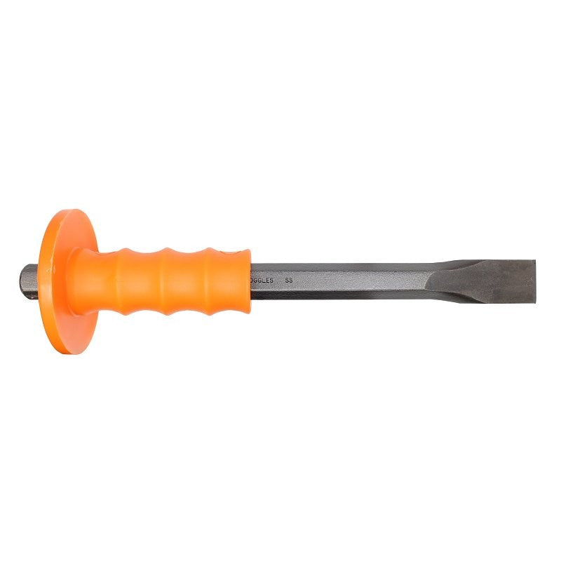 Mayhew 12405 Handguarded Cold Chisel, 1 in Tip, 12 in OAL