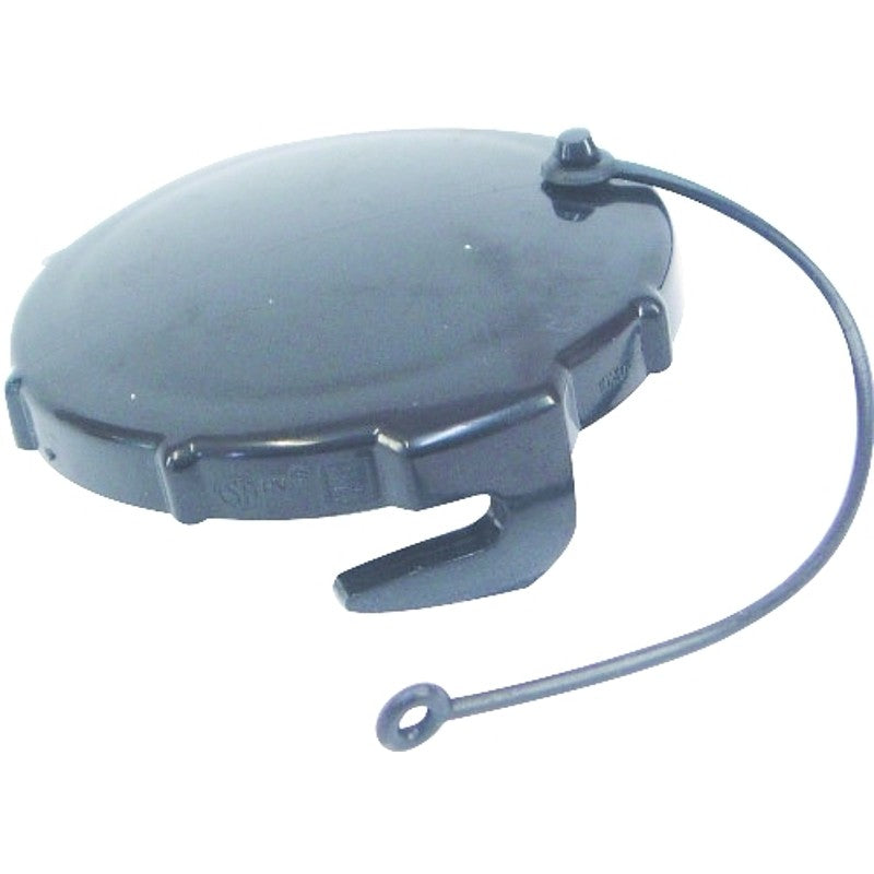 US Hardware RV-509B Termination Cap, 3 in ID, Plastic, Black