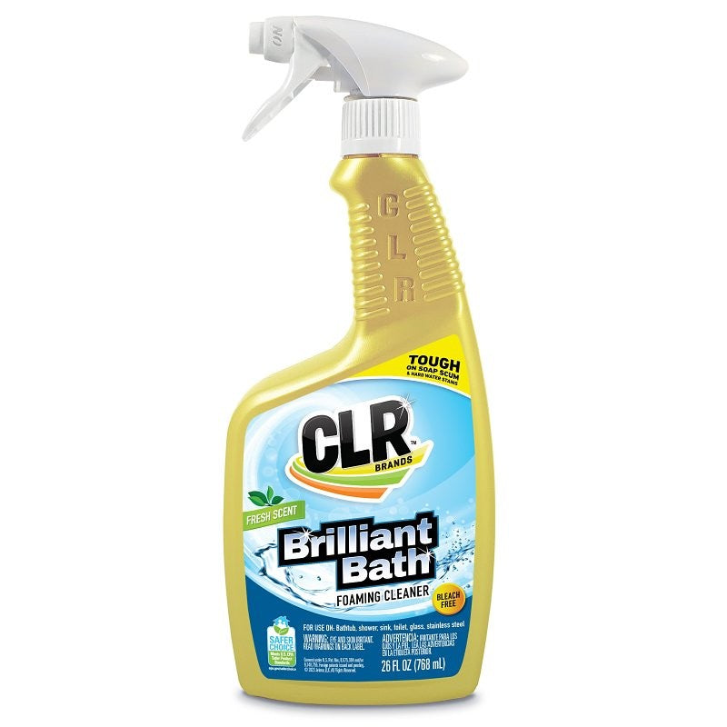 CLR BK-2000 Cleaner, 26 oz Spray Bottle, Liquid, Clean Floral, Clear