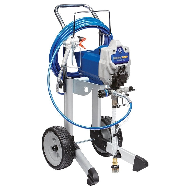 Graco 17G180 Electric TrueAirless Sprayer, 0.875 hp, 50 ft L Hose, 0.019 in Tip, 0.38 gpm, 3000 psi, Piston Pump