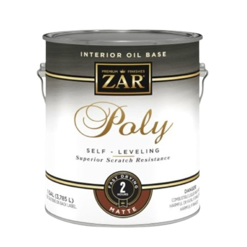ZAR 33913 Polyurethane, Liquid, Antique Flat, 1 gal, Can (Pack of 2)