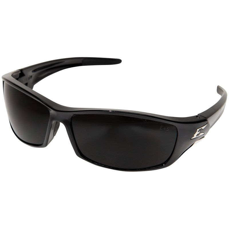 Edge SR116 Non-Polarized Safety Glasses, Smoke Lens, Black Frame, Unisex, Full Frame, Nylon Frame