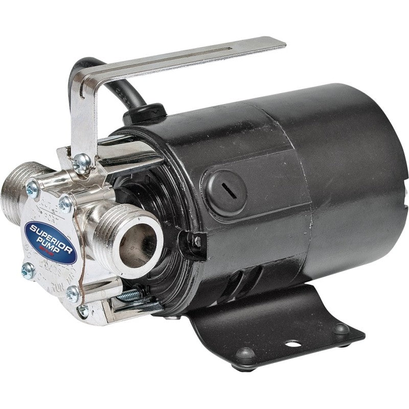 Superior Pump 90040 Transfer Pump, 2.3 A, 115 V, 0.1 hp, 3/4 in Outlet, 330 gal/hr, Iron