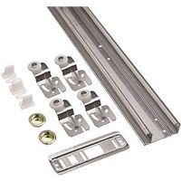 By-Passing Door Hardware Kit 48 Inch Galvanized Steel