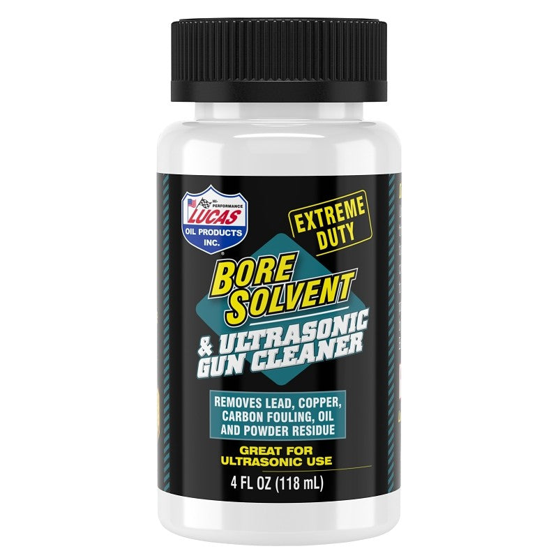 Lucas Oil 10907 Bore Solvent and Ultrasonic Gun Cleaner, Liquid, Grape, Blue/Green, 4 oz Jar