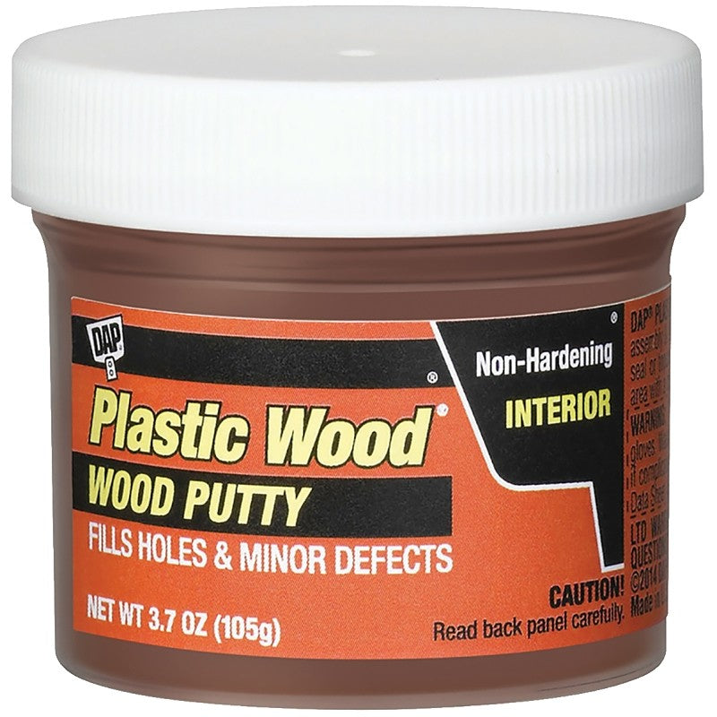DAP Plastic Wood 21262 Wood Putty, Paste, Mild, Pleasant, Red Oak, 3.7 oz (Pack of 6)